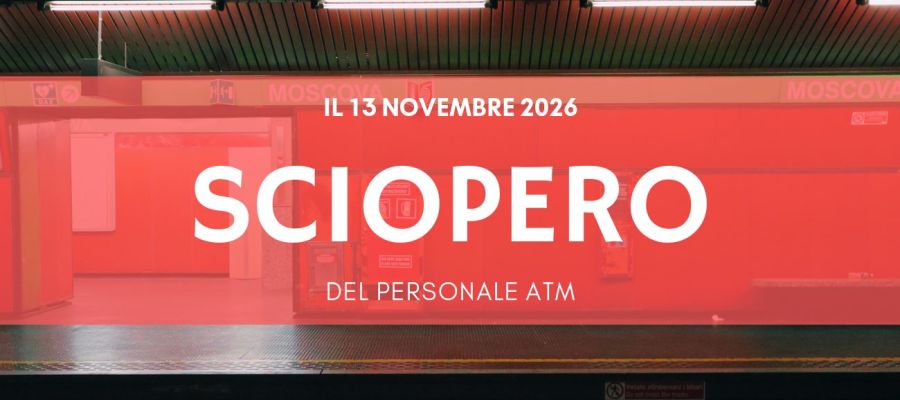 Banchina vuota della stazione Moscova sulla M2 di Milano, immagine per lo sciopero ATM del 13 novembre